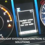 toyota headlight system malfunction