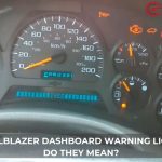 chevy trailblazer dashboard warning lights