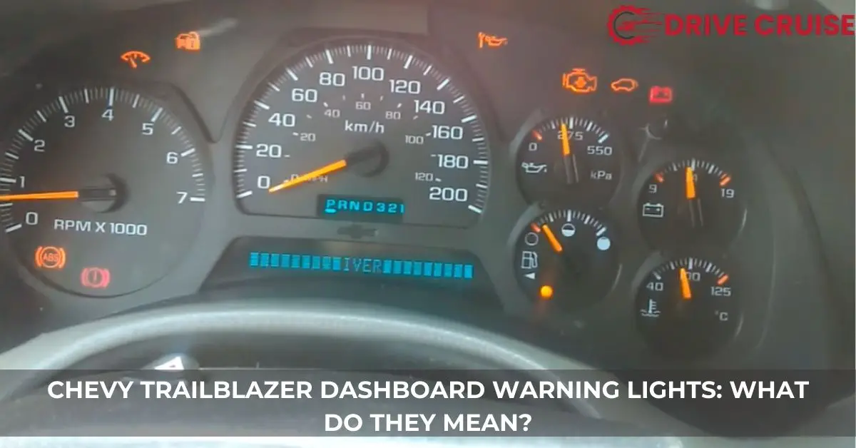 chevy trailblazer dashboard warning lights