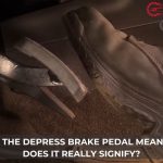 depress brake pedal meaning