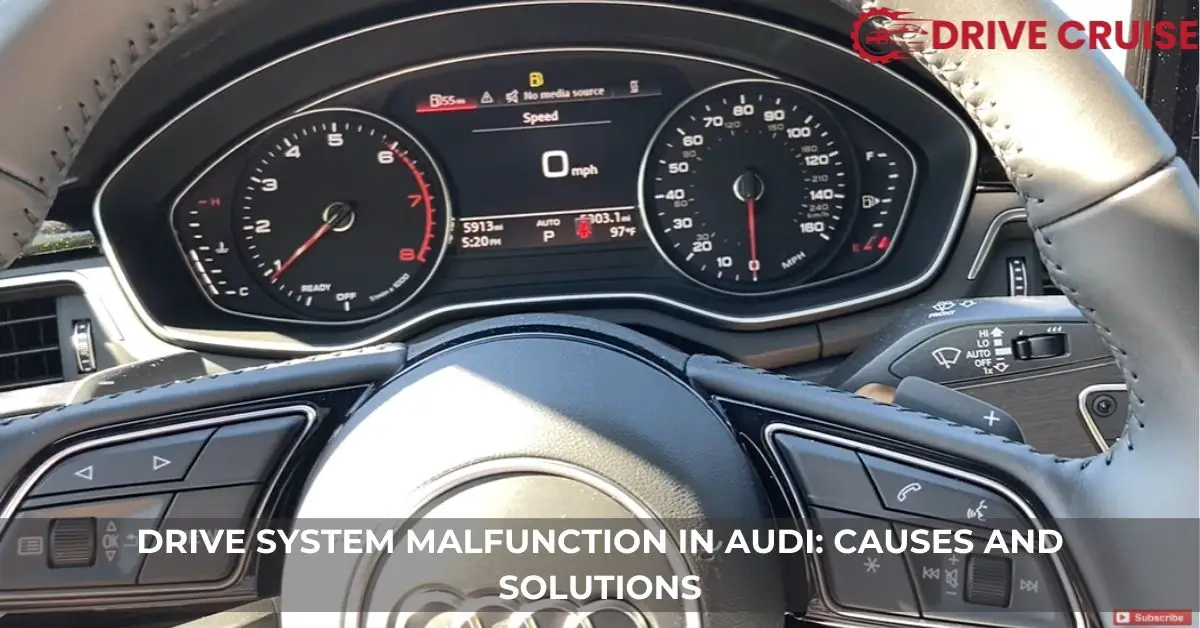 drive system malfunction audi