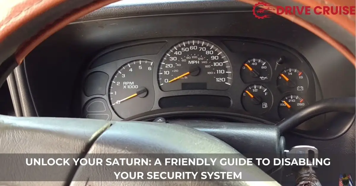 how to disable saturn security system