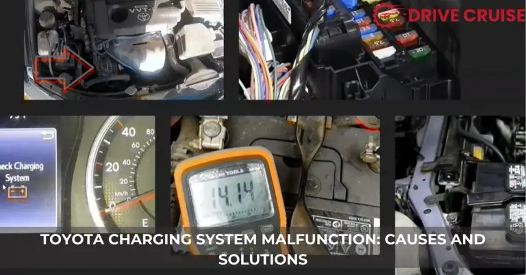 toyota charging system malfunction