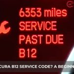 what is acura b12 service code