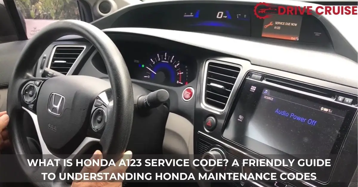 what is honda a123 service code