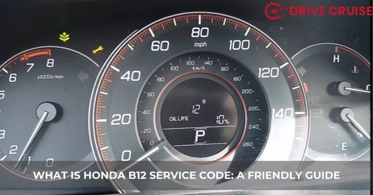 what is honda b12 service code