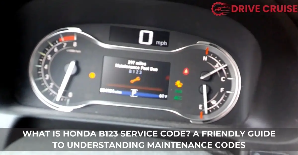 what is honda b123 service code