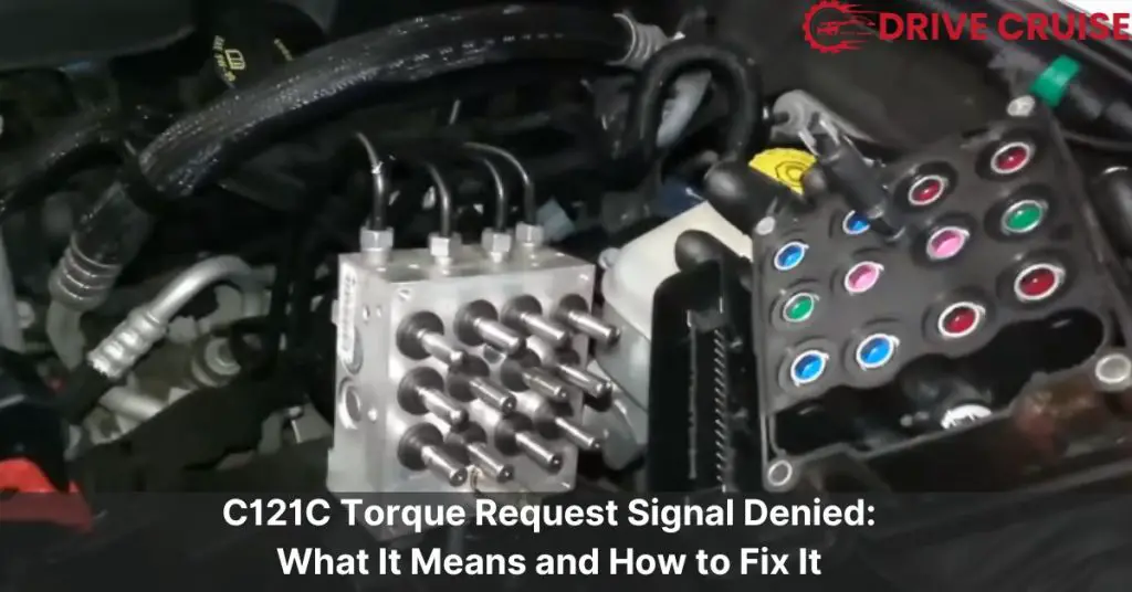 c121c torque request signal denied