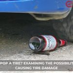 can glass pop a tire