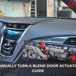 can you manually turn a blend door actuator
