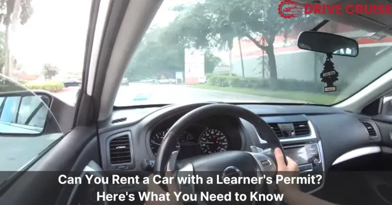 can you rent a car with a learners permit