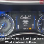 chrysler pacifica auto start stop warning