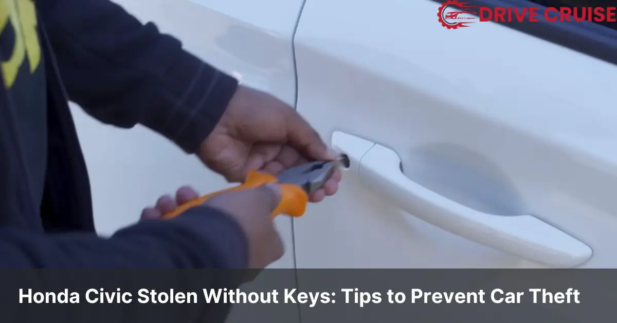 honda civic stolen without keys