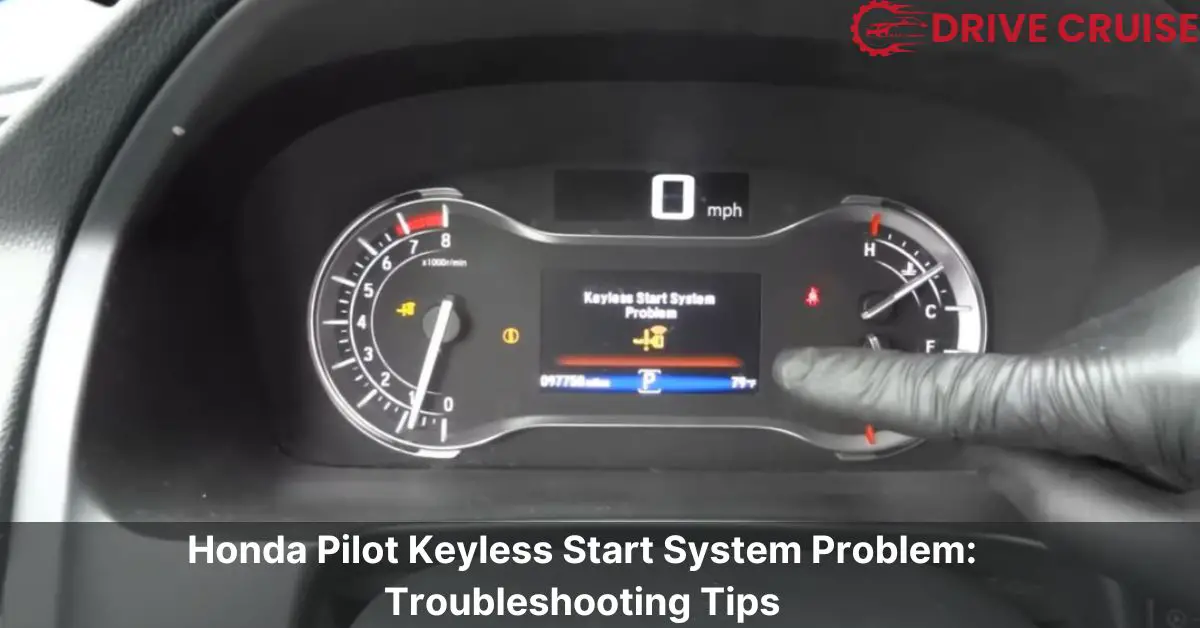 honda pilot keyless start system problem