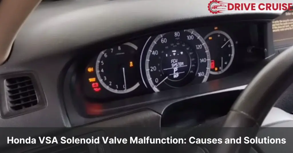 honda vsa solenoid valve malfunction