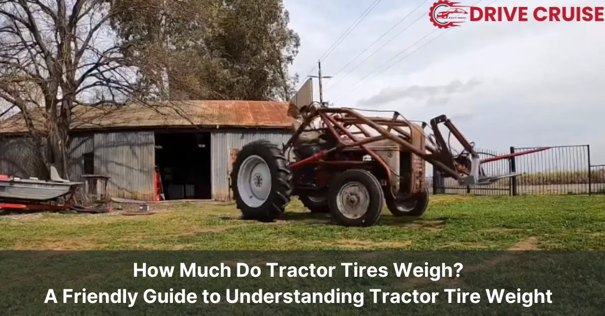 how much do tractor tires weigh