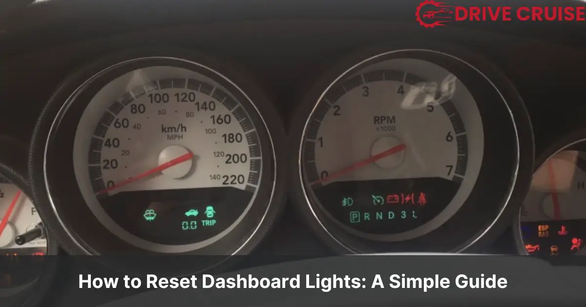 how to reset dashboard lights
