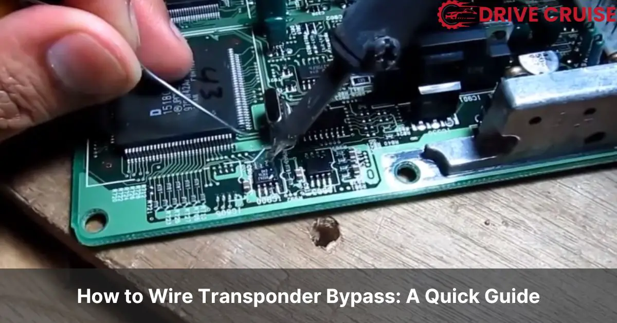 how to wire transponder bypass