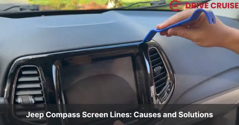 jeep compass screen lines