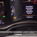 jeep start stop system warning light