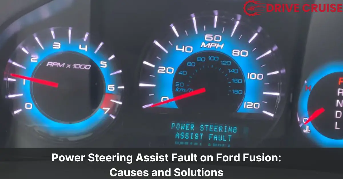 power steering assist fault ford fusion