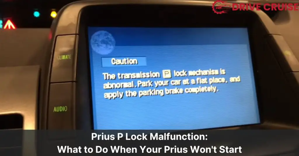 prius p lock malfunction