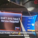 shift sys fault ford fusion