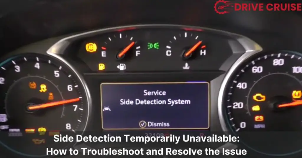 Fixing 'Side Detection Temporarily Unavailable': Causes & Tips - Drive ...