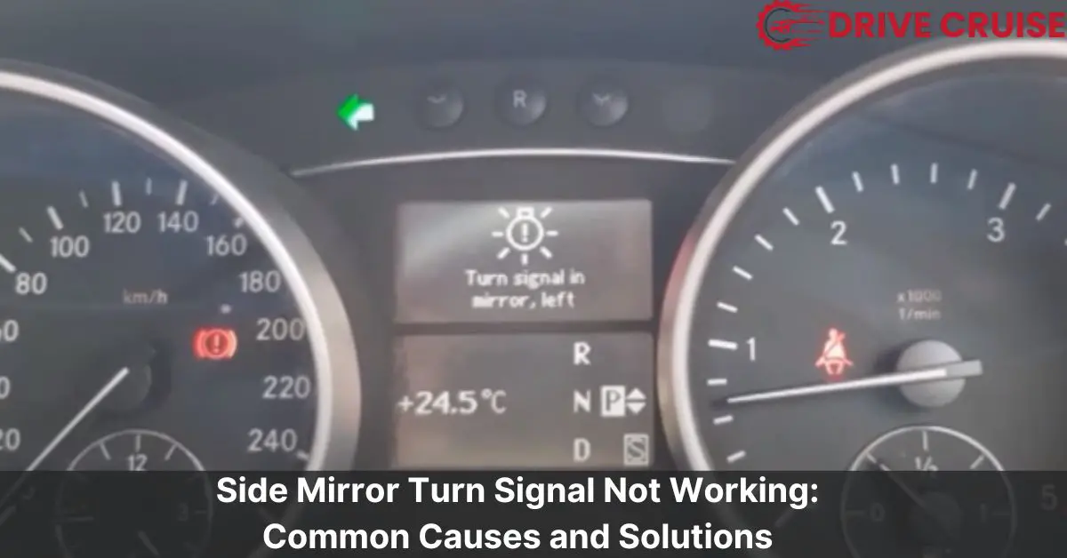 side mirror turn signal not working
