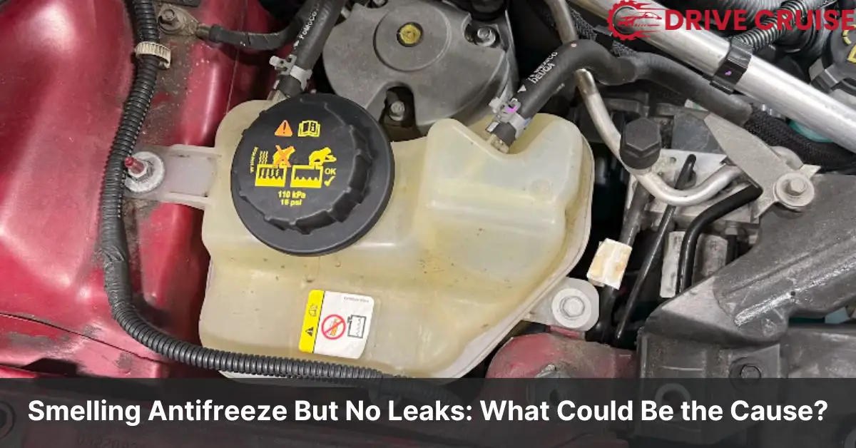 smelling antifreeze but no leaks