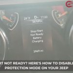 stop start not ready battery protection mode jeep