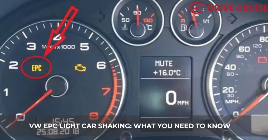 vw epc light car shaking