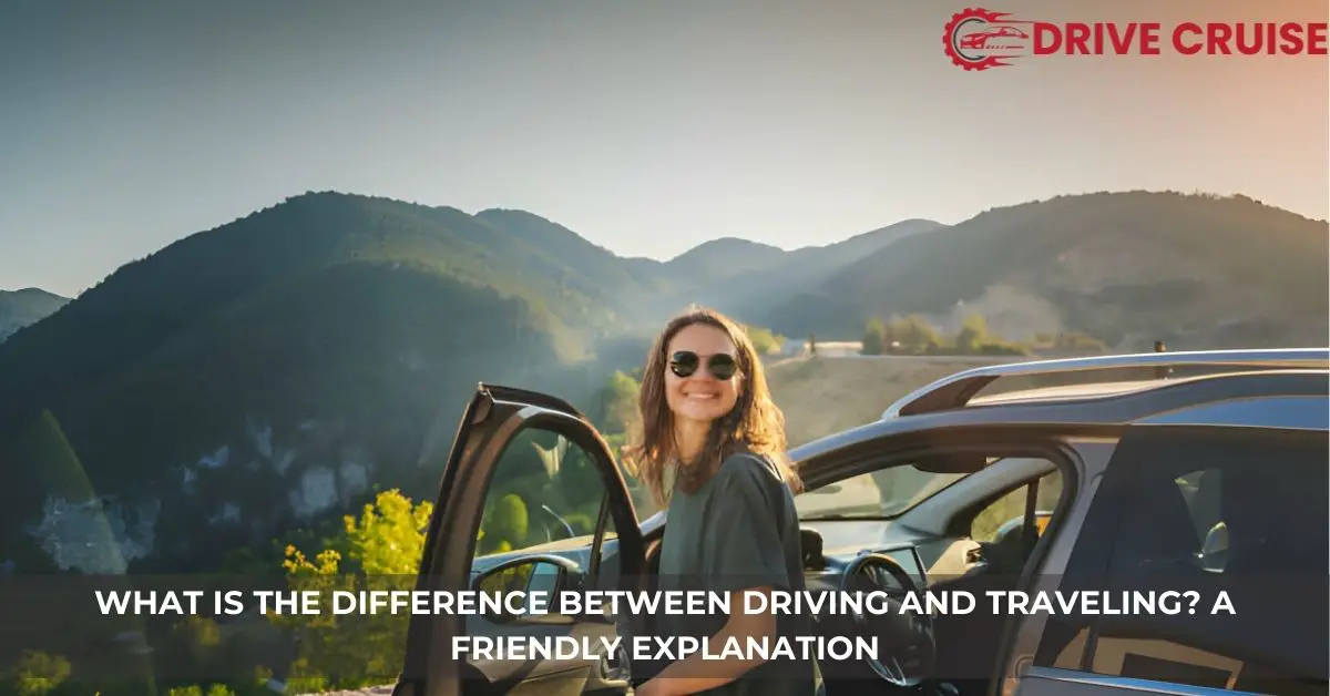 what is the difference between driving and traveling
