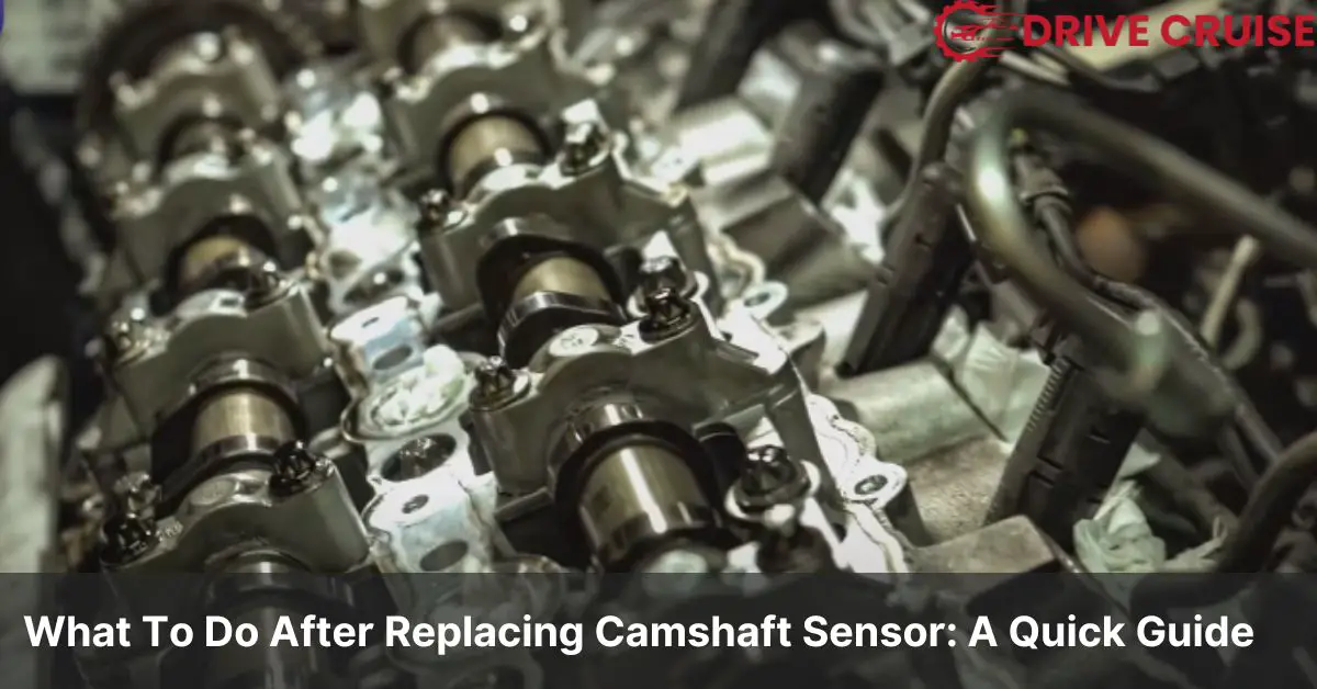 what to do after replacing camshaft sensor