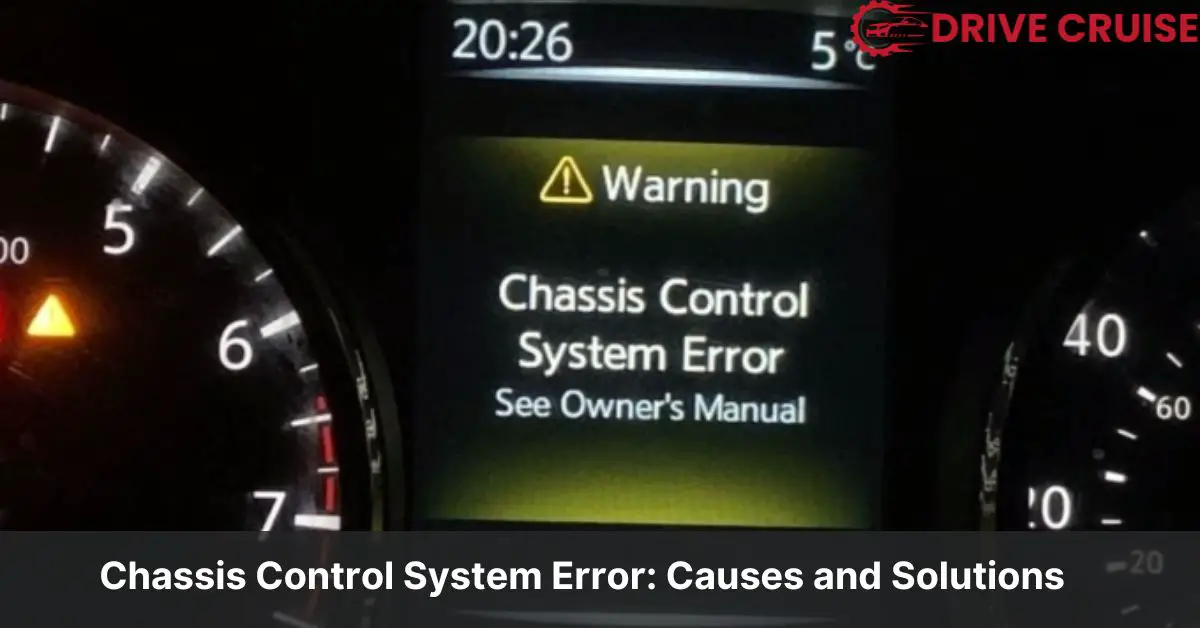 chassis control system error