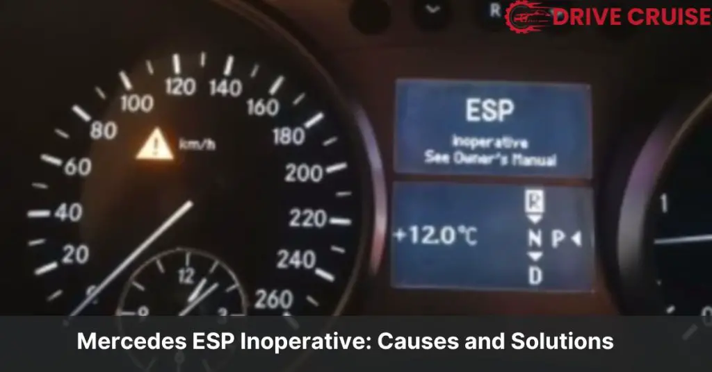 mercedes esp inoperative