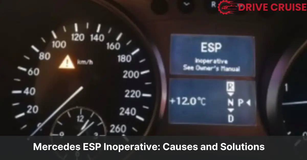 mercedes esp inoperative