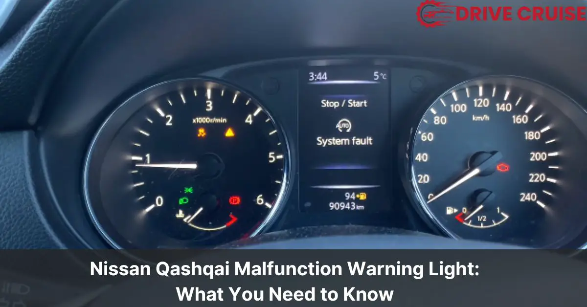 nissan qashqai malfunction warning light