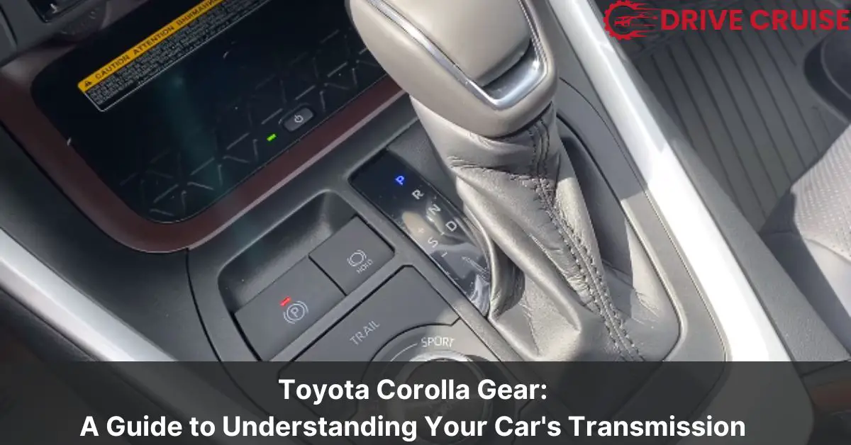 toyota corolla gear