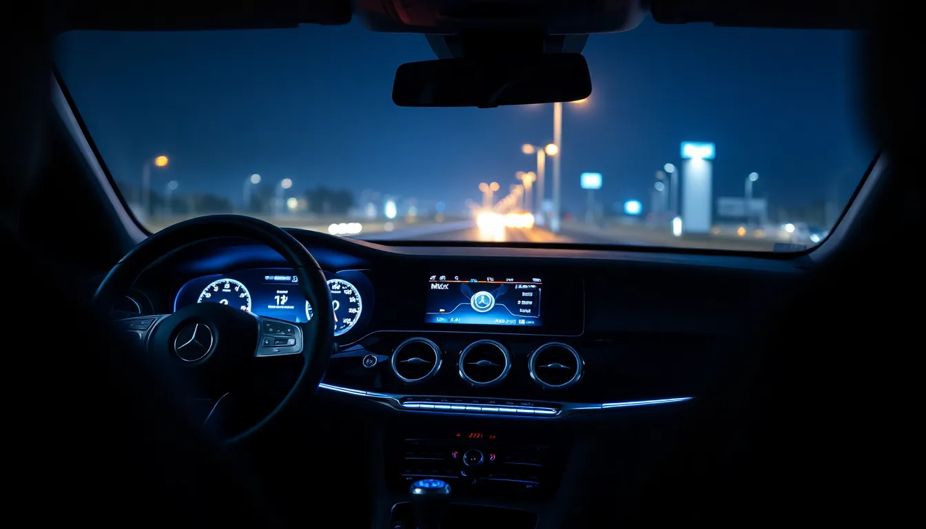 Mercedes Interior Night: 64-Color LED System & Premium Features Guide 2025 5