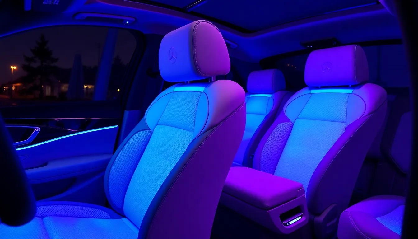 Mercedes Interior Night: 64-Color LED System & Premium Features Guide 2025 7