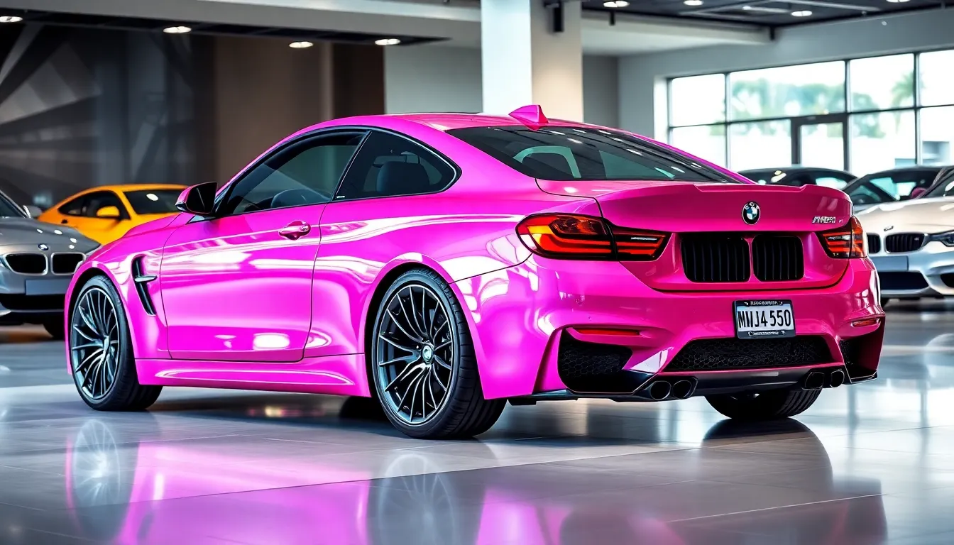 Pink BMW M4: The Bold Sports Car Breaking All Color Barriers in 2025 7