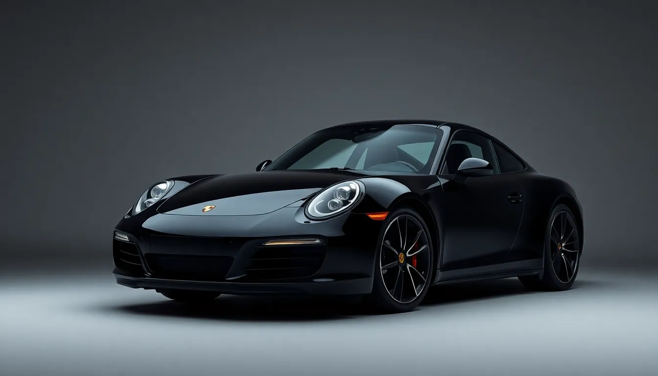 50+ Stunning Black Porsche Wallpapers for Desktop & Mobile (Free Download) 9