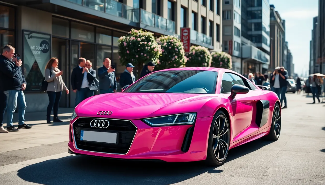Pink Audi R8: The Bold Supercar That's Breaking All the Rules in 2025 9