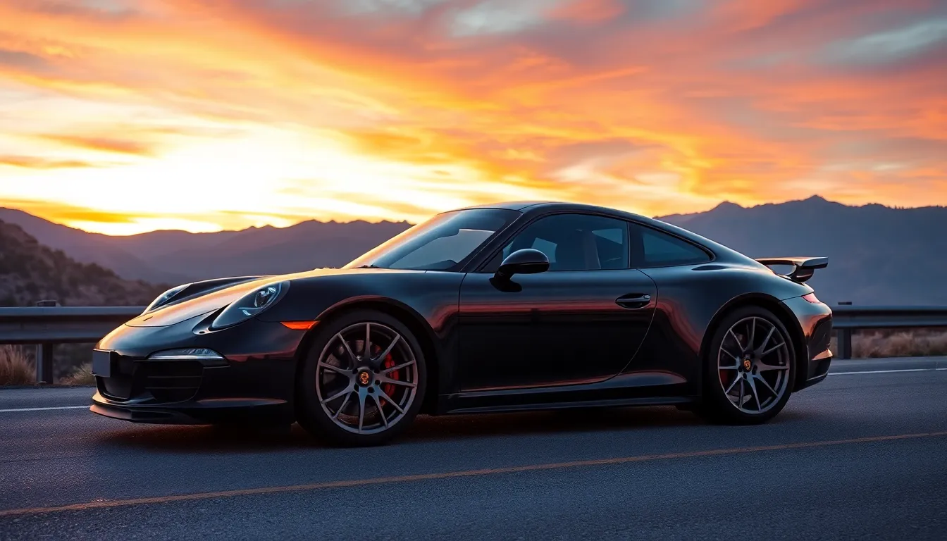 50+ Stunning Black Porsche Wallpapers for Desktop & Mobile (Free Download) 11