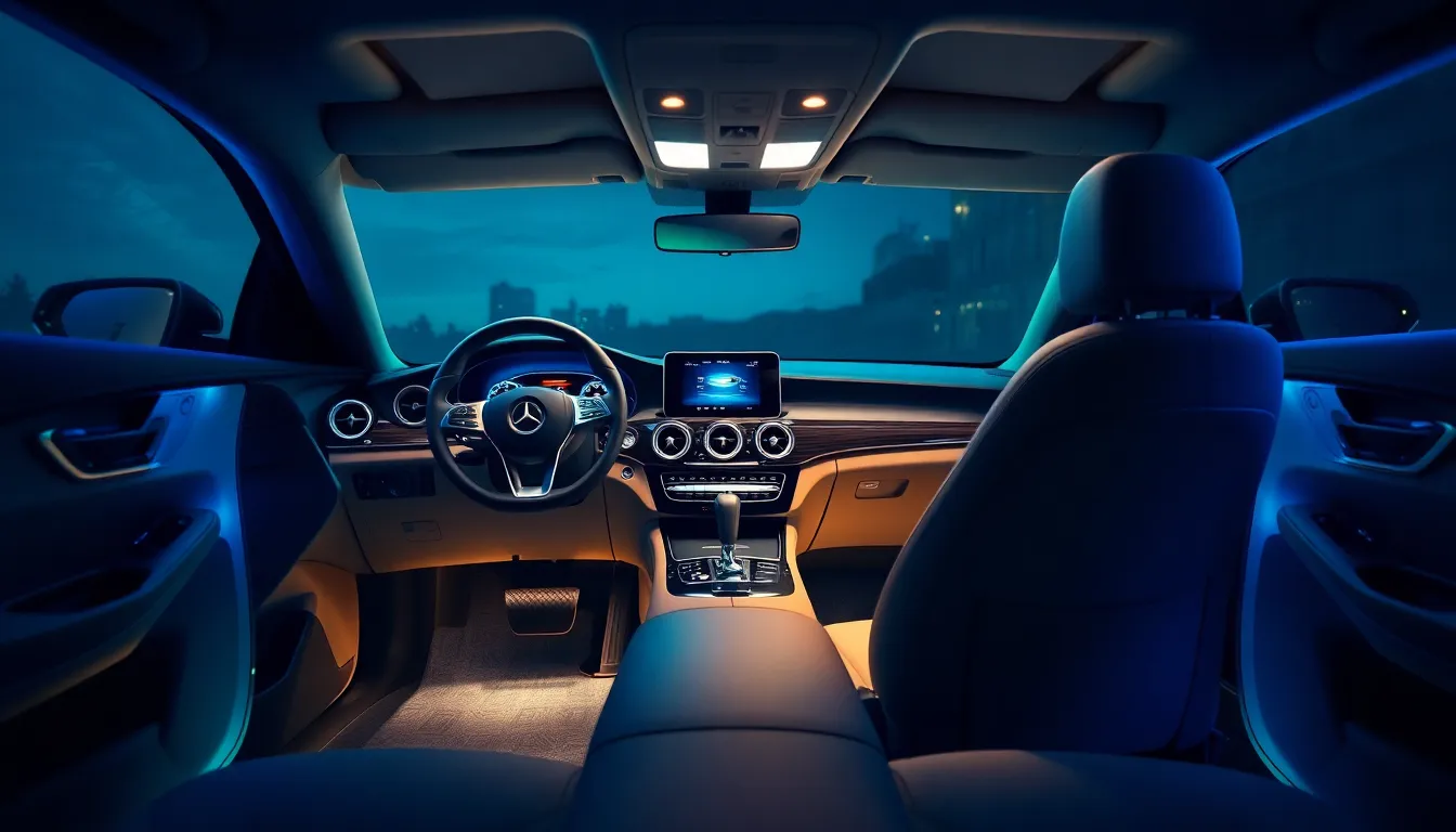 Mercedes Interior Night: 64-Color LED System & Premium Features Guide 2025 11