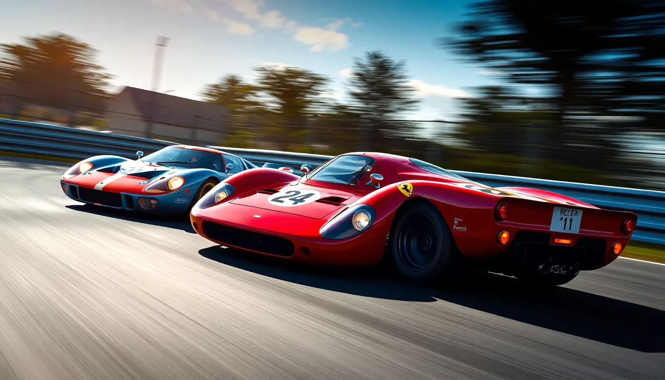 50+ Epic Ford vs Ferrari Wallpapers: Free HD Downloads for Racing Fans 13