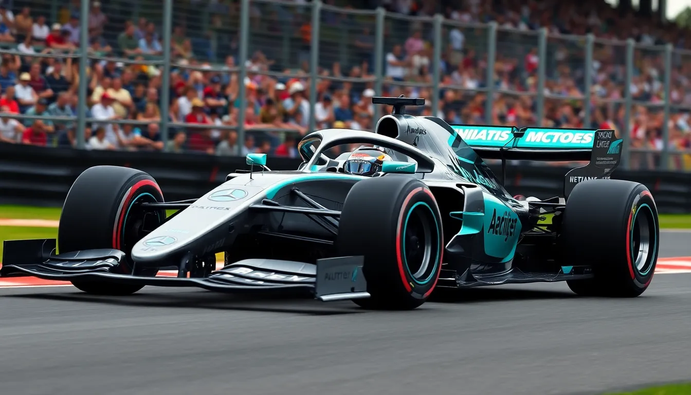 Mercedes F1 Aesthetic: How Silver Arrows Redefined Formula 1 Visual Design 14 Mercedes F1 Aesthetic: How Silver Arrows Redefined Formula 1 Visual Design 13