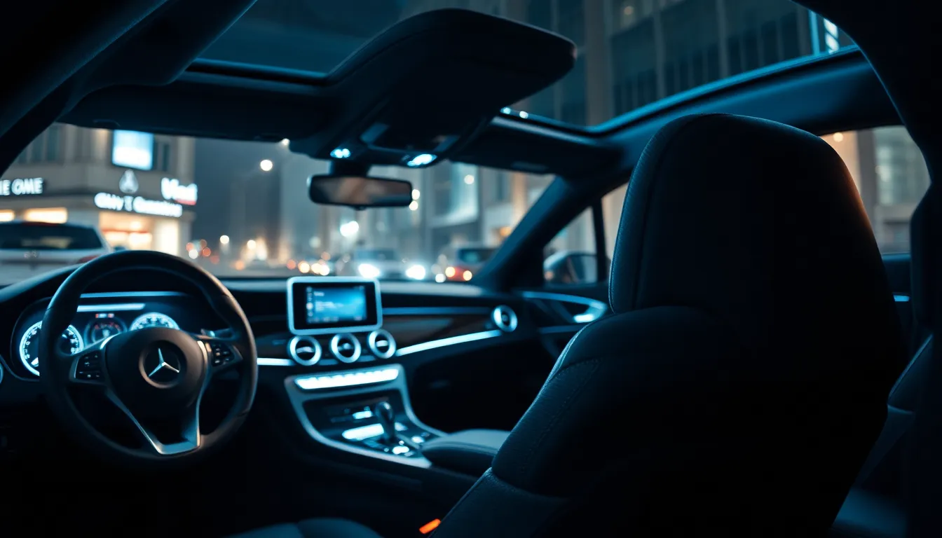 Mercedes Interior Night: 64-Color LED System & Premium Features Guide 2025 13
