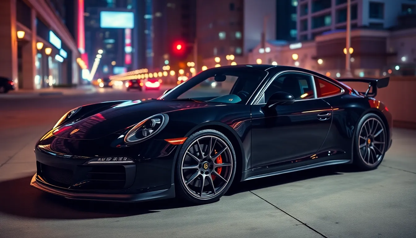 50+ Stunning Black Porsche Wallpapers for Desktop & Mobile (Free Download) 17